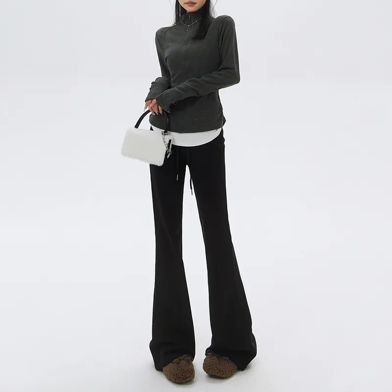 ZAZN Casual Pants Women's White-19