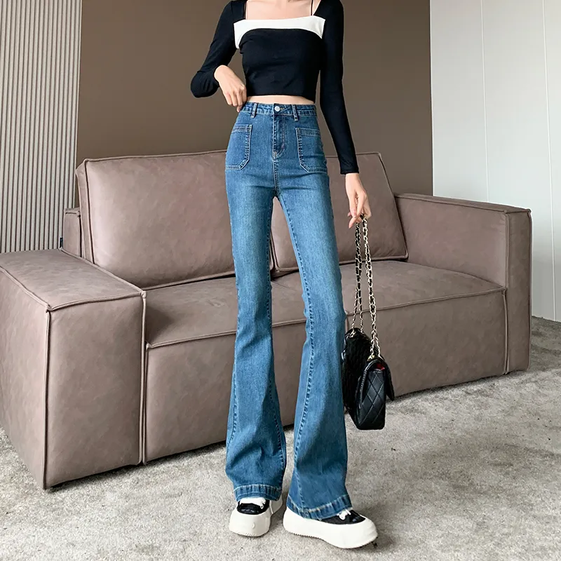 ZAZN Jeans Women's Vintage Blue-4