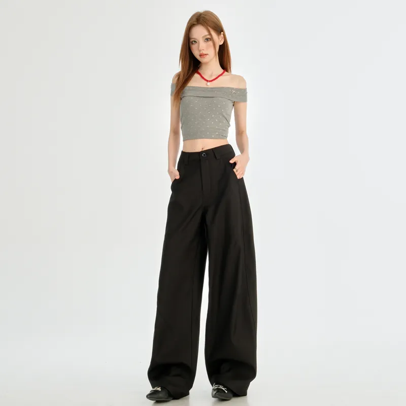 ZAZN Casual Pants Women's Black-8