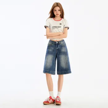 ZAZN Denim Shorts Women's Blue