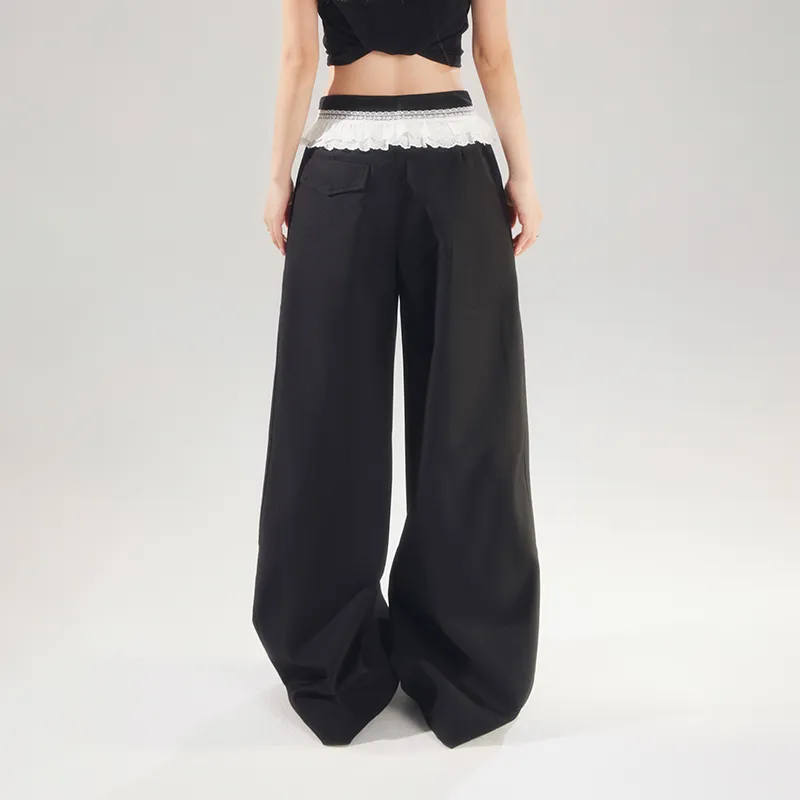 ZAZN Casual Pants Women's Black-6