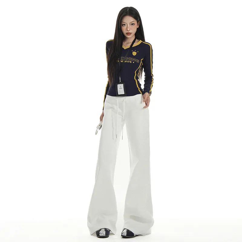 ZAZN Casual Pants Women's White-9