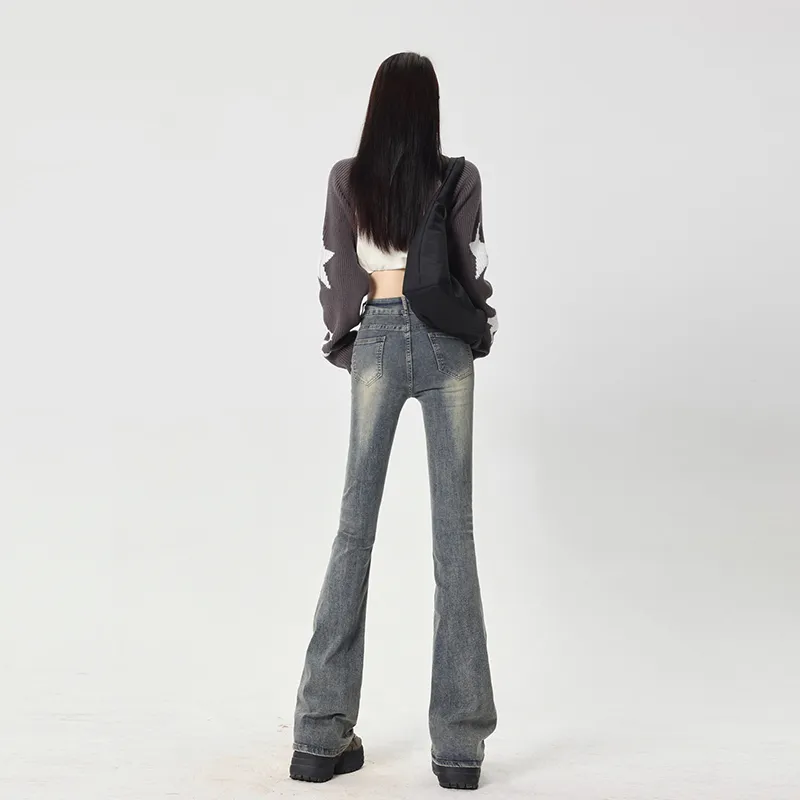 ZAZN Jeans Women's Black Gray Color-14