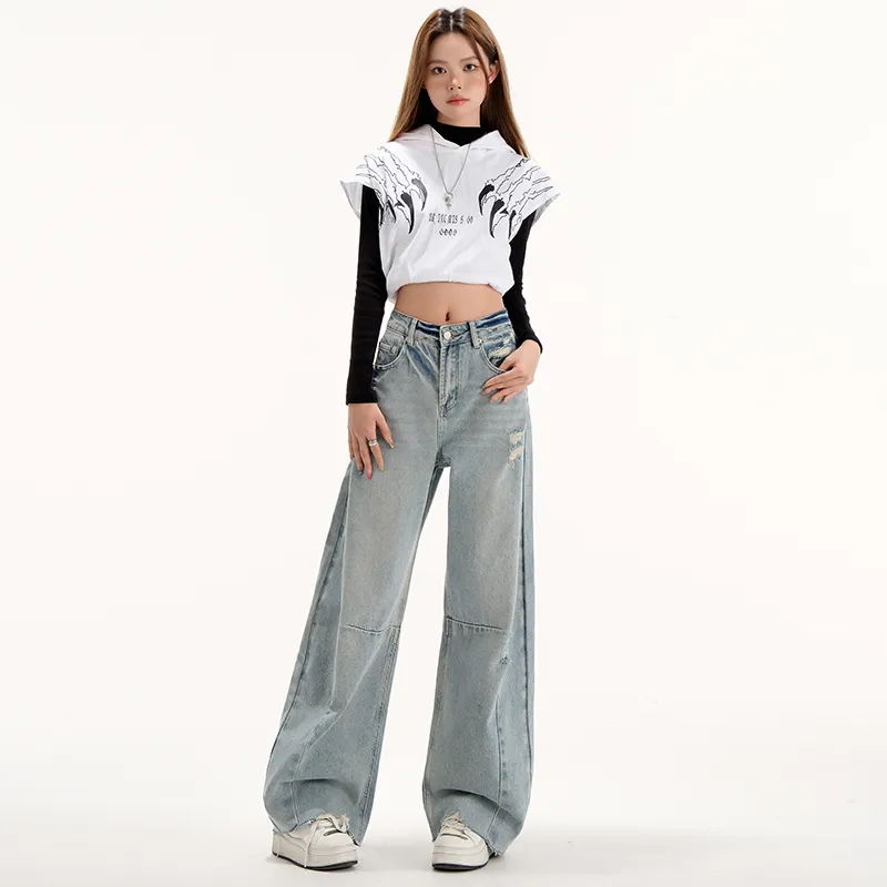 ZAZN Jeans Women's Light-2