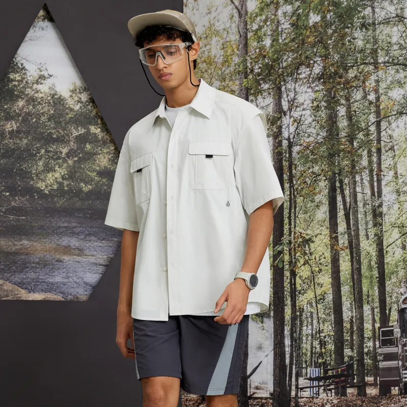 VOLCOM Shirts Unisex LGR-Light Gray-3