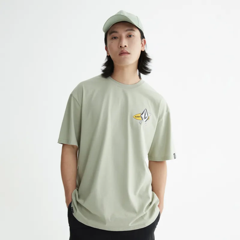 VOLCOM Drop Shoulder Sleeve T-Shirt Unisex-13