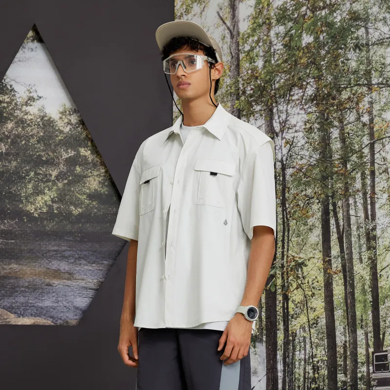 VOLCOM Shirts Unisex LGR-Light Gray-4