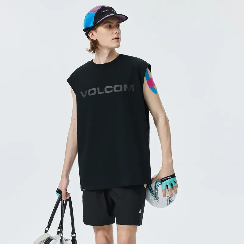 VOLCOM Tank Tops Men BLK-Black-5