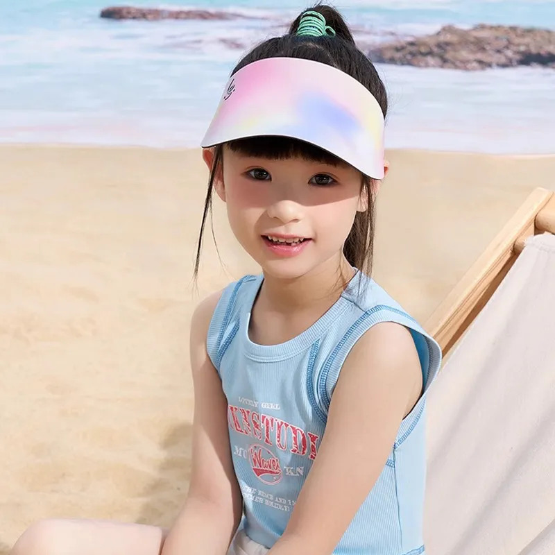 LUSN Polyamide Lightweight Outdoor Sports Summer Hats & Caps Sun Protection Hat For Girls Kids'-3