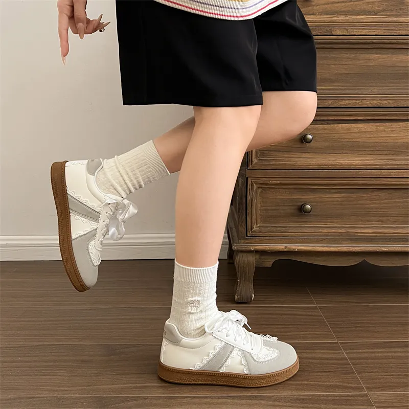 Fawn Miri Slip Resistant, Abrasion Resistant, Breathable Low Top Skateboard Shoes Women's-4