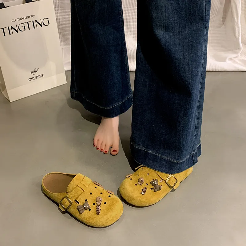 Fawn Miri Slip Resistant Closed Toe Slippers Women's-2