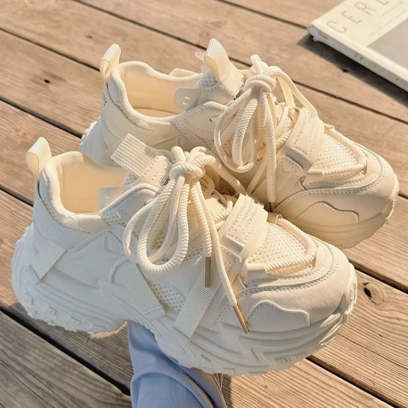 Fawn Miri Coverage Height Increase Low Top Chunky Sneakers Women's-1