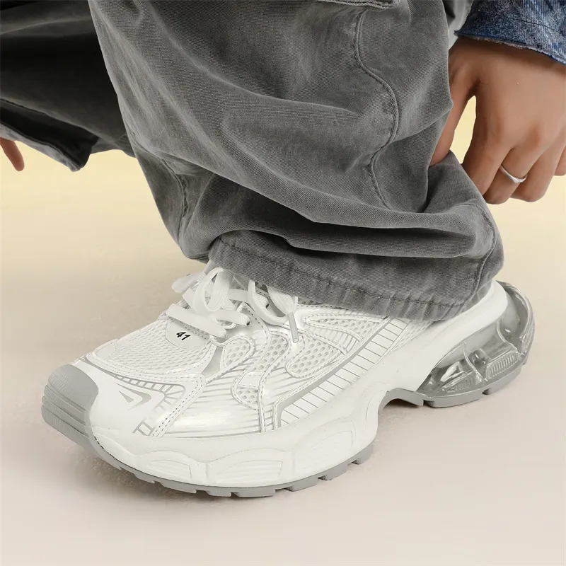 Fawn Miri Anti Slip Wear Resistant Low Top Chunky Sneakers Unisex-2