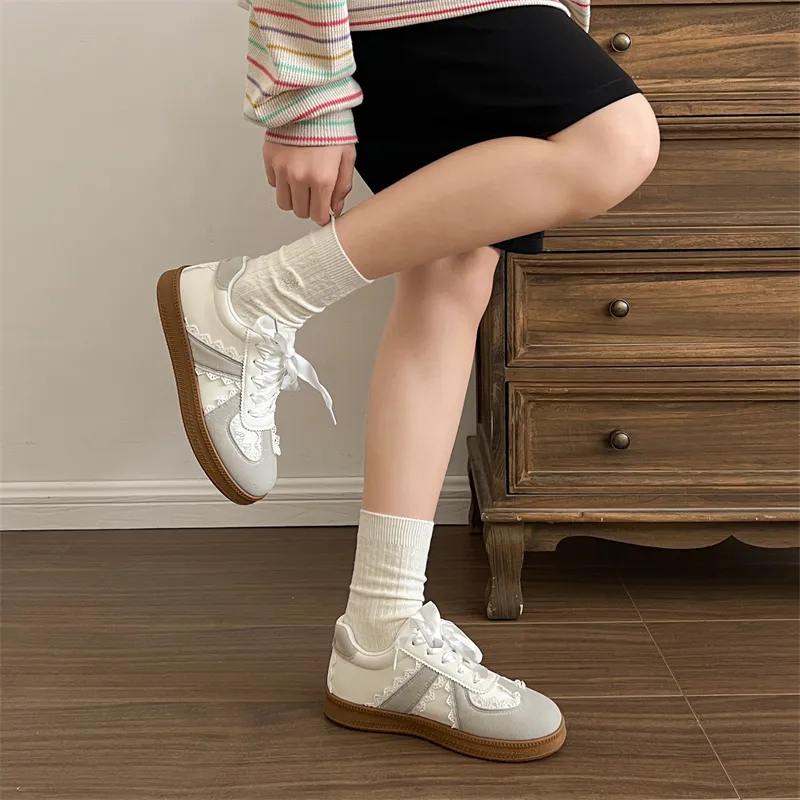 Fawn Miri Slip Resistant, Abrasion Resistant, Breathable Low Top Skateboard Shoes Women's-1