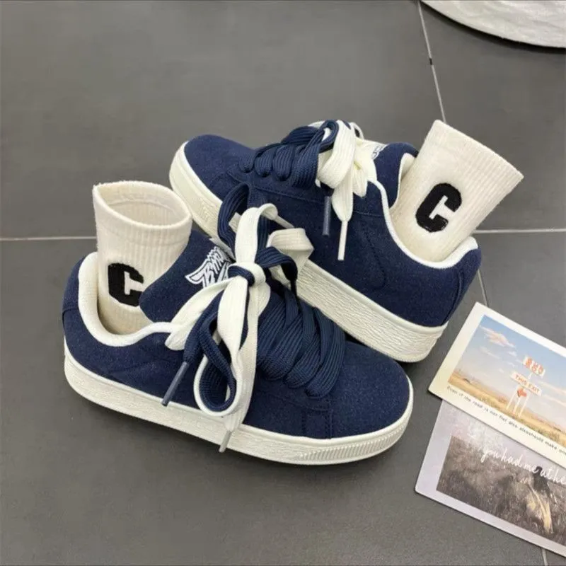 Fawn Miri Coverage Slip Resistant And Abrasion Resistant Low Top Skateboard Shoes Women's Blue-3