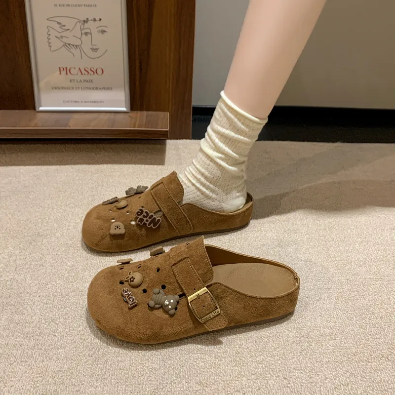 Fawn Miri Slip Resistant Closed Toe Slippers Women's-8