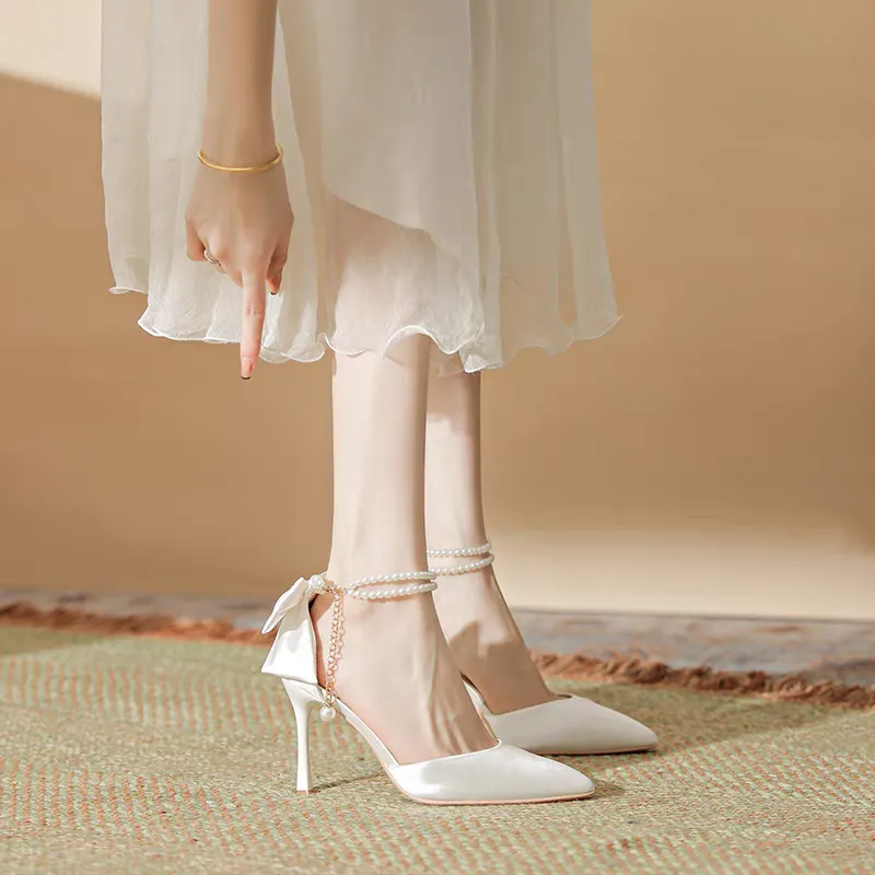 Fawn Miri Slim Heel High Heels 6 8cm Women's-1
