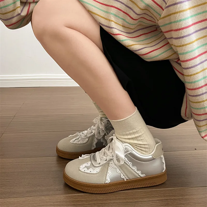 Fawn Miri Slip Resistant, Abrasion Resistant, Breathable Low Top Skateboard Shoes Women's-8