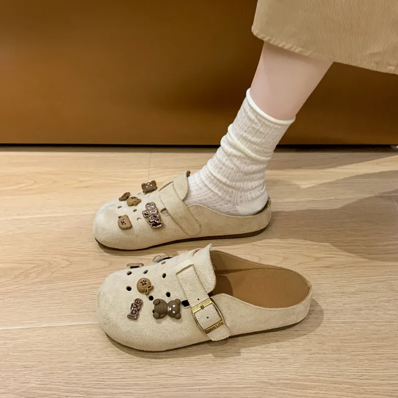 Fawn Miri Slip Resistant Closed Toe Slippers Women's-4