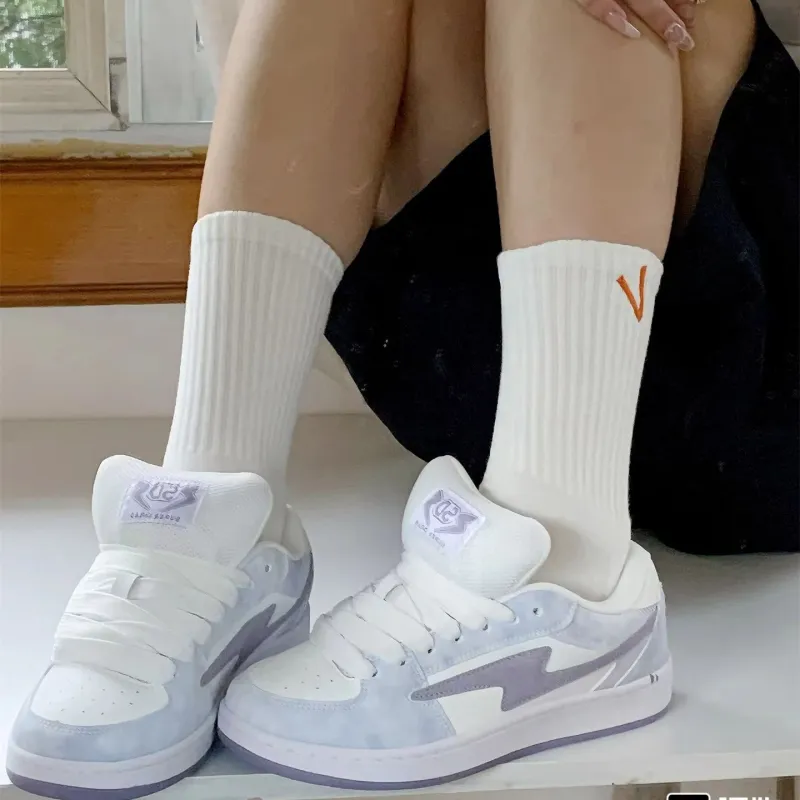 Fawn Miri Coverage Slip Resistant Low Top Skateboard Shoes Women's Lavender-1