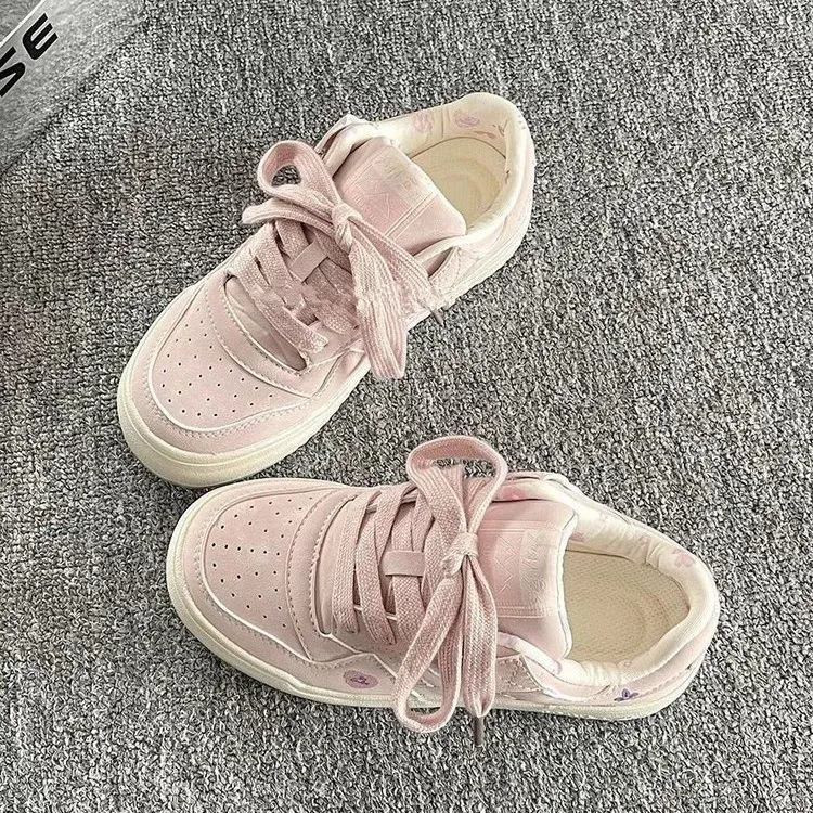 Fawn Miri Coverage Slip Resistant And Abrasion Resistant Low Top Skateboard Shoes Women's Pink-7