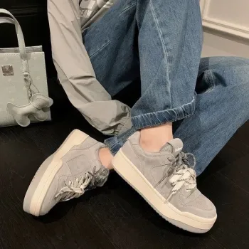 Fawn Miri Anti Slip And Wear Resistant Height Increasing Coverage Low Top Skateboard Shoes Women's