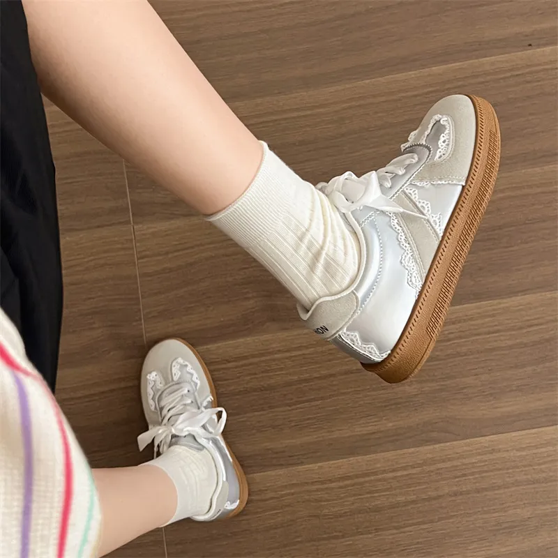 Fawn Miri Slip Resistant, Abrasion Resistant, Breathable Low Top Skateboard Shoes Women's-6