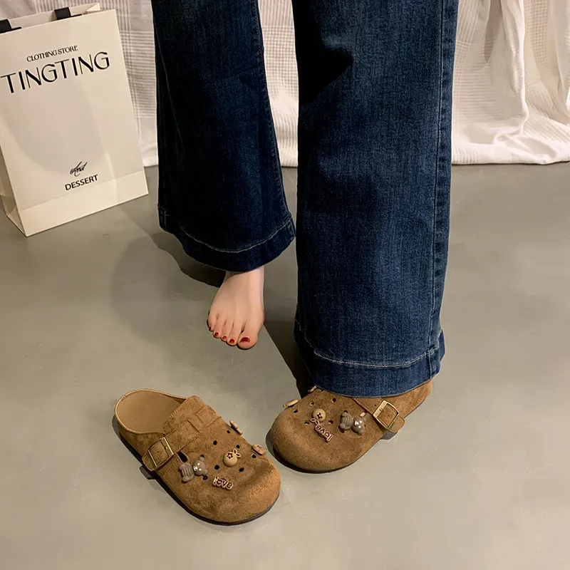 Fawn Miri Slip Resistant Closed Toe Slippers Women's-7