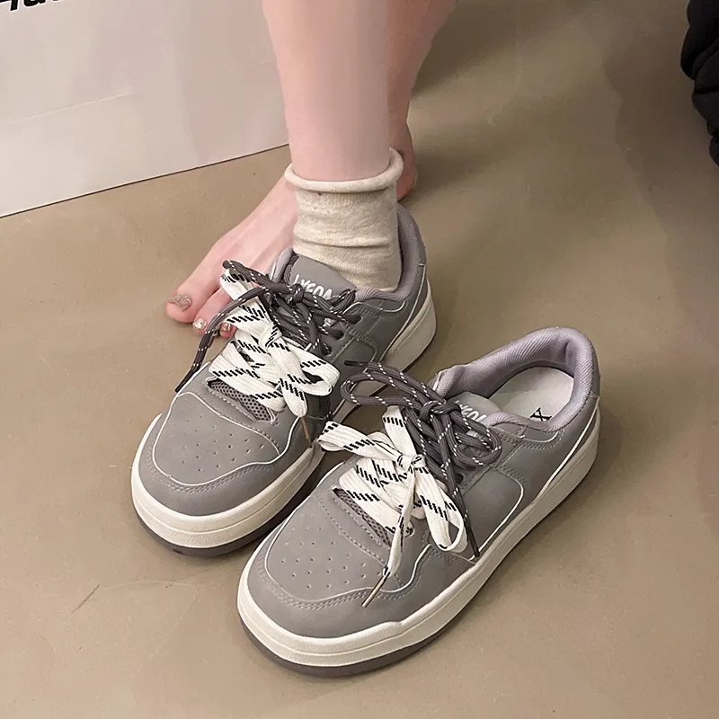 Fawn Miri Coverage Slip Resistant, Abrasion Resistant, Height Increasing Low Top Skateboard Shoes Women's-4