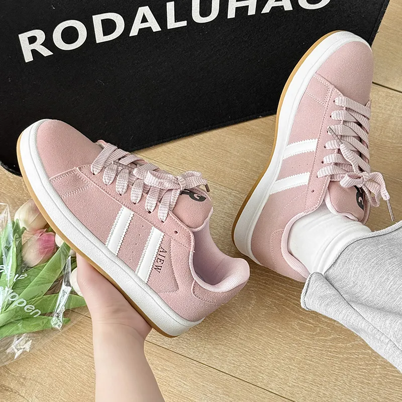 Fawn Miri Coverage Low Top Skateboard Shoes Women's Pastel Pink-1