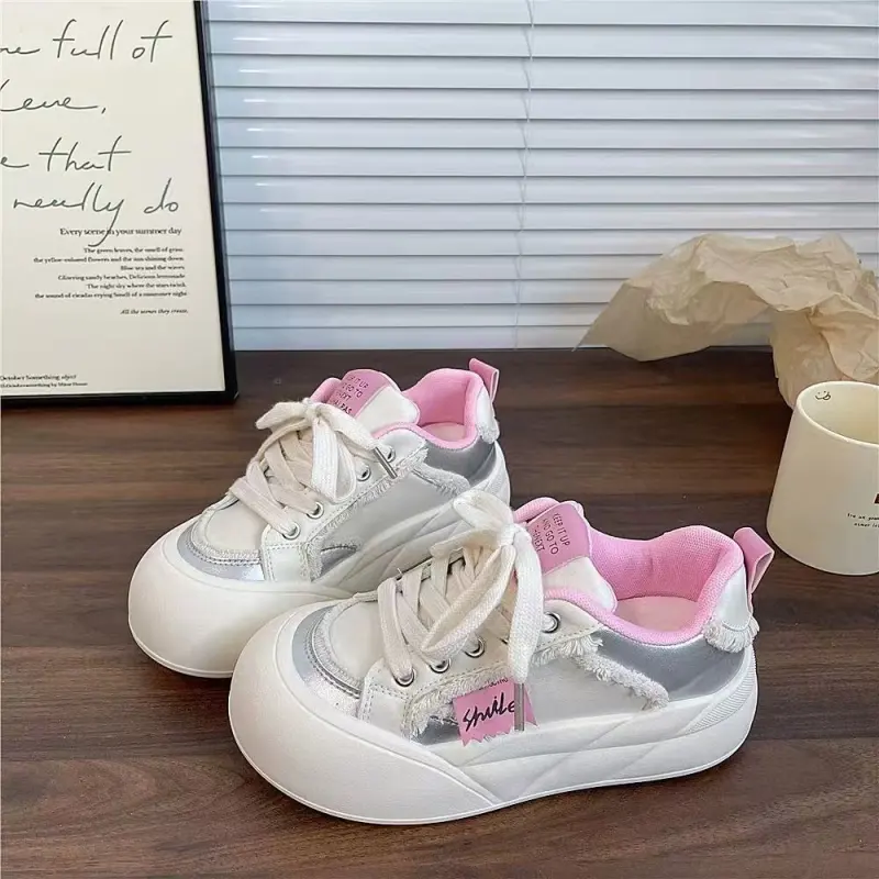 Fawn Miri Anti Slip Wear Resistant Low Top Skateboard Shoes Women's-1
