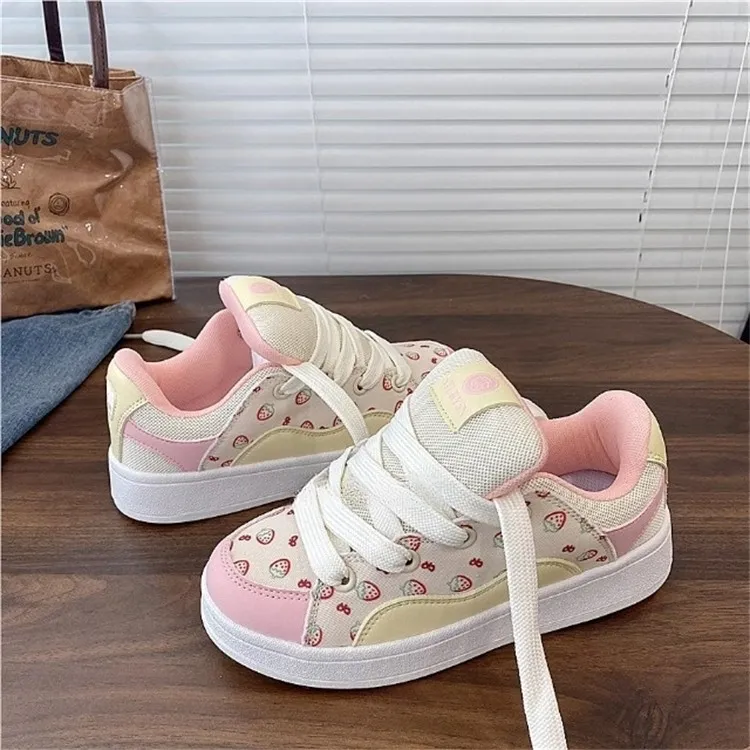 Fawn Miri Coverage Slip Resistant And Abrasion Resistant Low Top Skateboard Shoes Women's Pink-5
