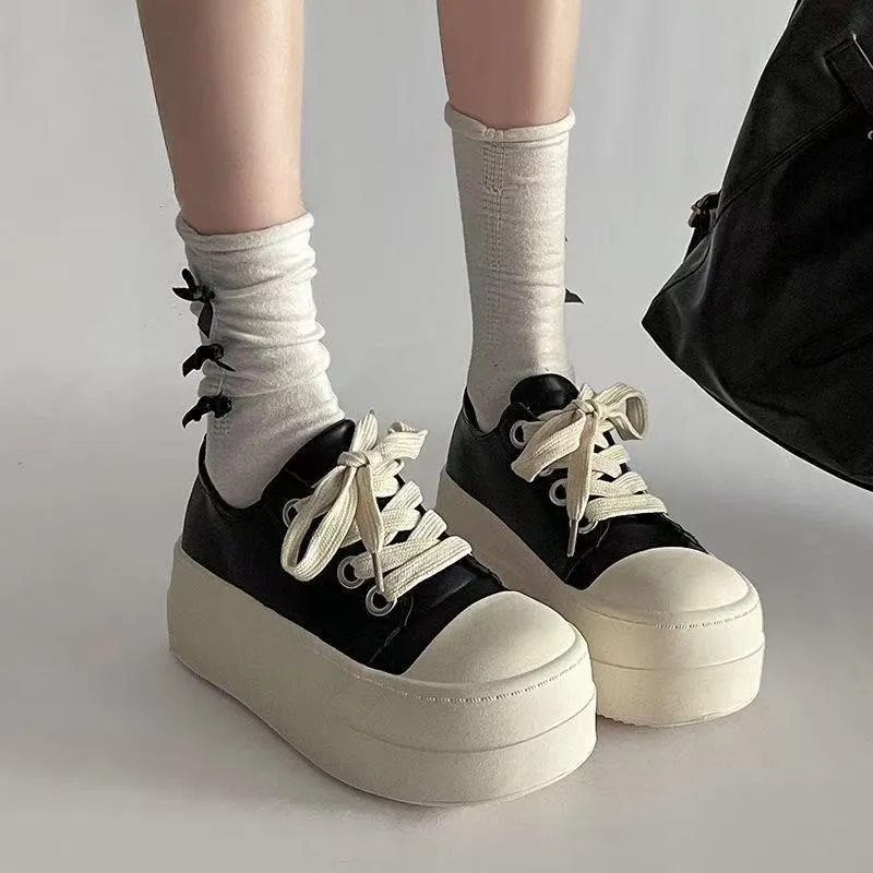 Fawn Miri Anti Slip And Wear Resistant Height Increasing Low Top Skateboard Shoes Women's-10