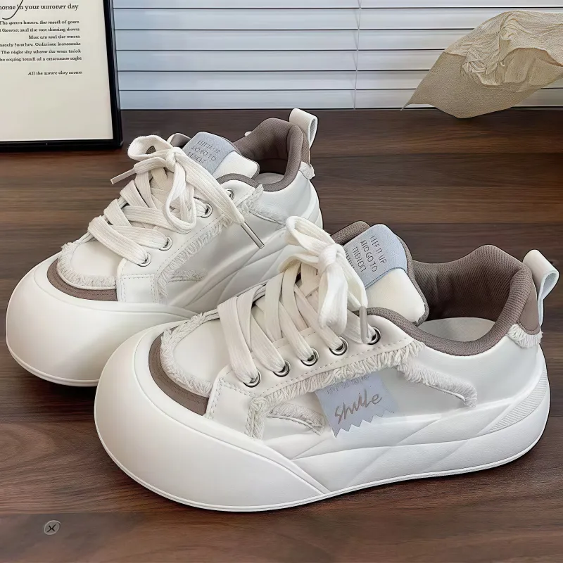 Fawn Miri Anti Slip Wear Resistant Low Top Skateboard Shoes Women's-3