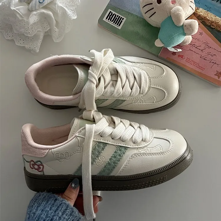 SHUXIAOBEI Slip Resistant Shock Absorbers Low Top Skateboard Shoes Women's Guava Pink-9