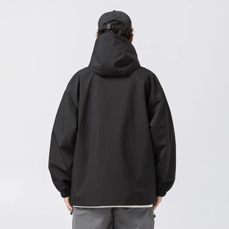 FASTFISH Jackets Coats Unisex Black-1