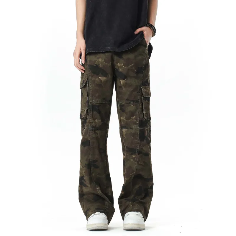 FASTFISH Jeans Unisex Camouflage-1