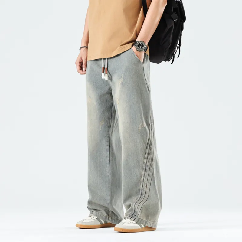 FASTFISH Jeans Unisex Vintage Blue-3