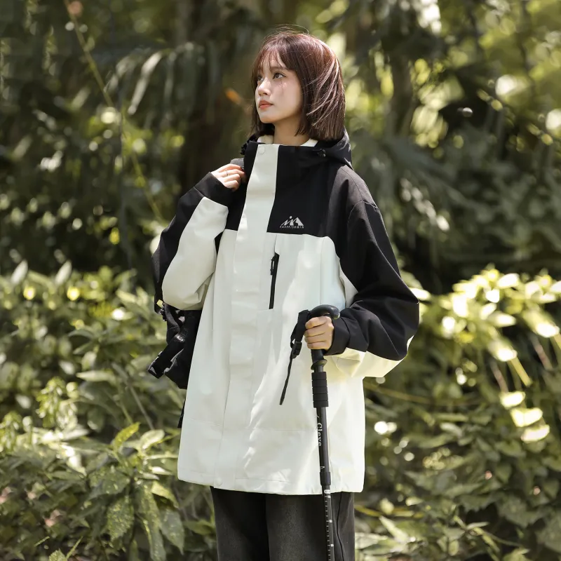 FASTFISH Warm Breathable Water Repellent Rainproof Windproof Windbreaker Jacket Unisex-6