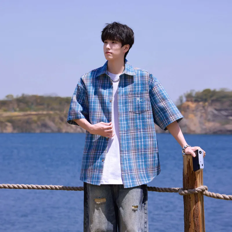 FASTFISH Shirts Unisex Blue-4