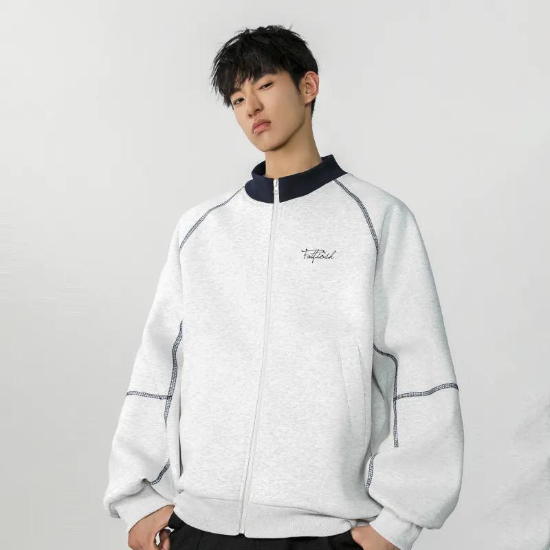 FASTFISH Baseball Jacket Unisex-3