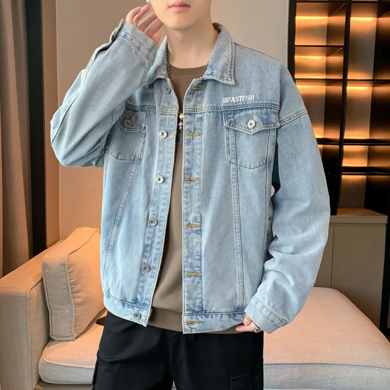 FASTFISH Denim Jackets Unisex-13