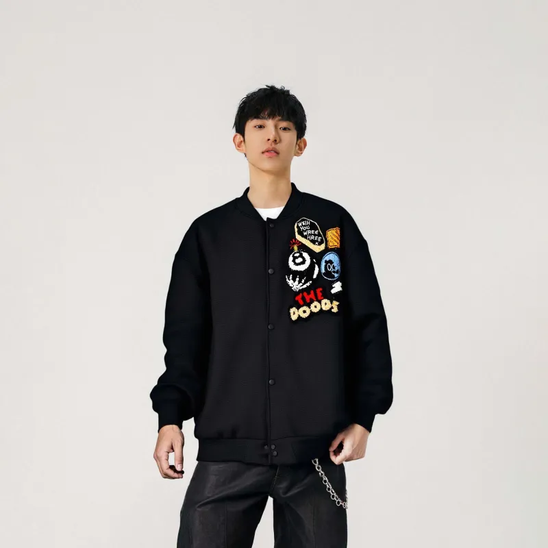 FASTFISH Baseball Jacket Unisex-3