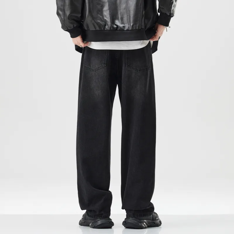 FASTFISH Jeans Unisex Black-5