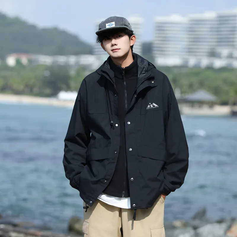 FASTFISH Windproof Breathable Warm Water Repellent Windbreaker Jacket Unisex-3
