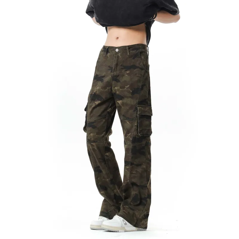 FASTFISH Jeans Unisex Camouflage-4