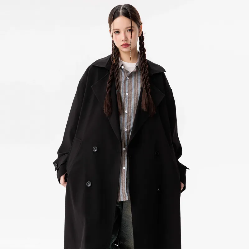 FASTFISH Trench Coats Unisex-3