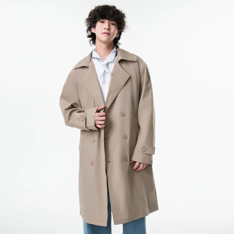 FASTFISH Trench Coats Unisex-8