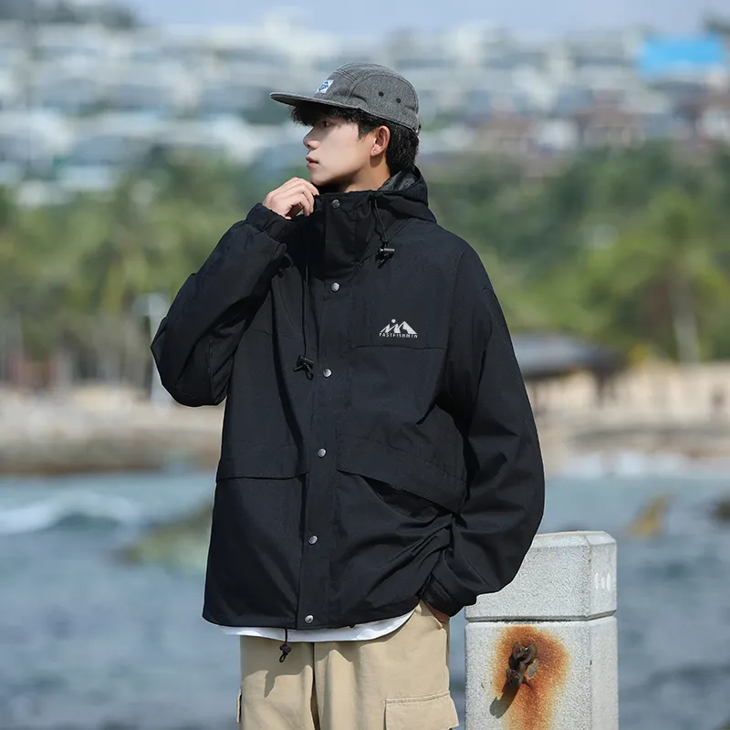 FASTFISH Windproof Breathable Warm Water Repellent Windbreaker Jacket Unisex-38