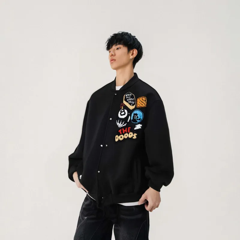 FASTFISH Baseball Jacket Unisex-2